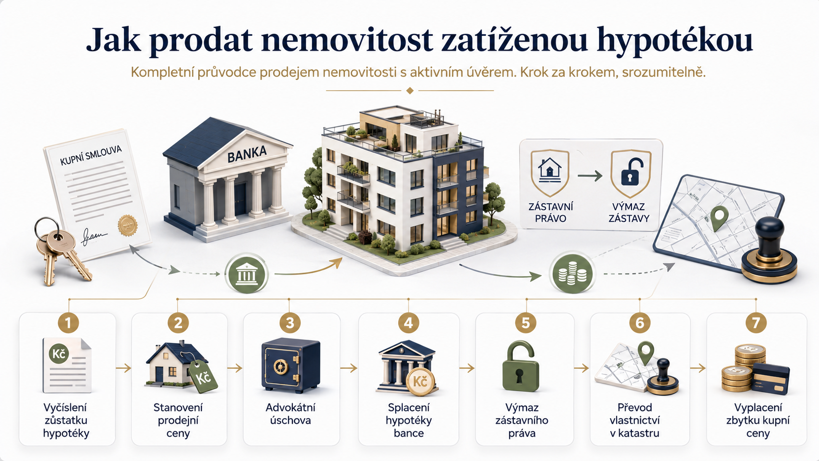 Jak prodat nemovitost zatíženou hypotékou