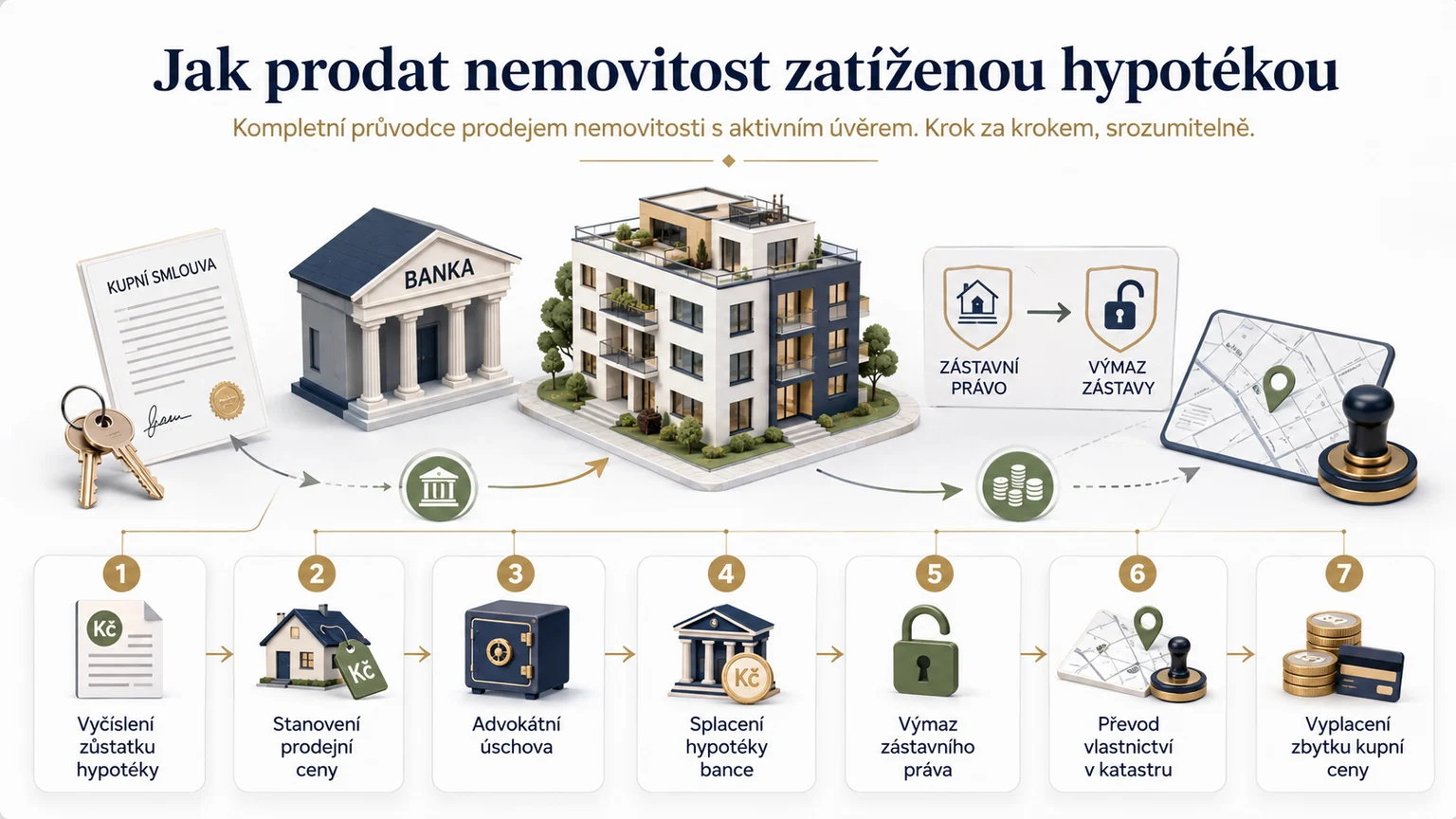 Jak prodat nemovitost zatíženou hypotékou